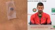 Roland-Garros Novak Djokovic et son patch: 