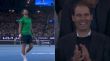 Open d'Australie Novak Djokovic à Rafa Nadal, en plein match : 