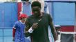 ATP - Chengdu Moïse Kouame accompagne Adrian Mannarino et Vacherot à Chengdu