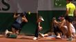 Roland-Garros Zeynep Sonmez chute violemment contre le mur et abandonne...