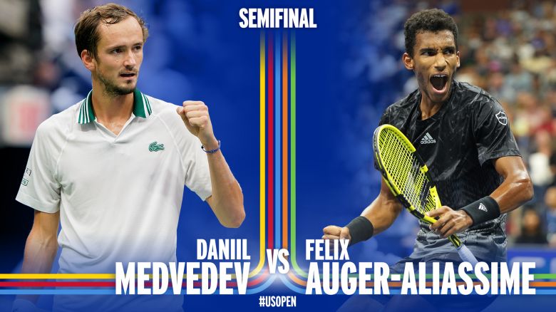 US Open - Ça sera Daniil Medvedev - Félix Auger-Aliassime en demi-finale