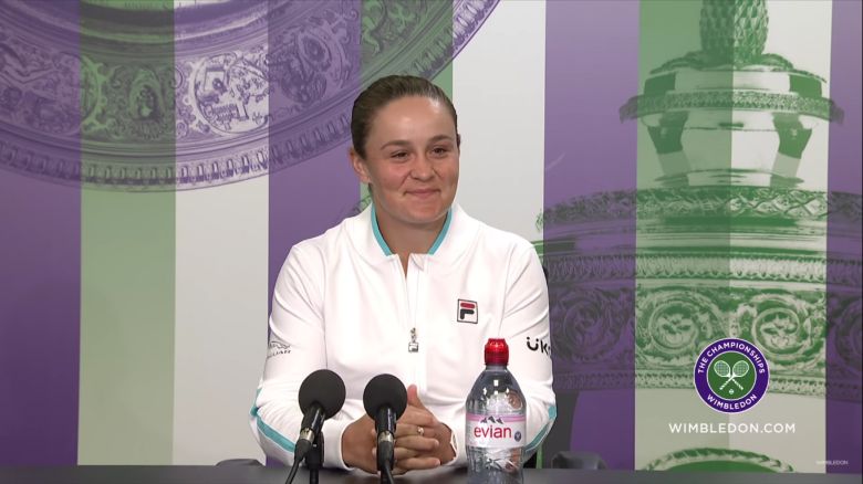 Ash Barty : «Suarez Navarro, c'est génial de la revoir...»