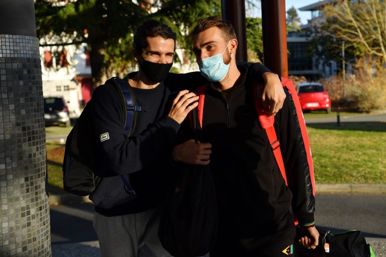 Benjamin Bonzi et les Bleus sont arrivés à Pau vendredi