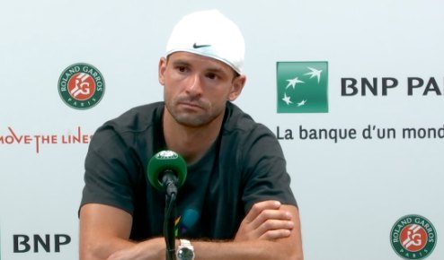 Roland-Garros - Grigor Dimitrov: 'Beaucoup plus conscient de qui je suis'