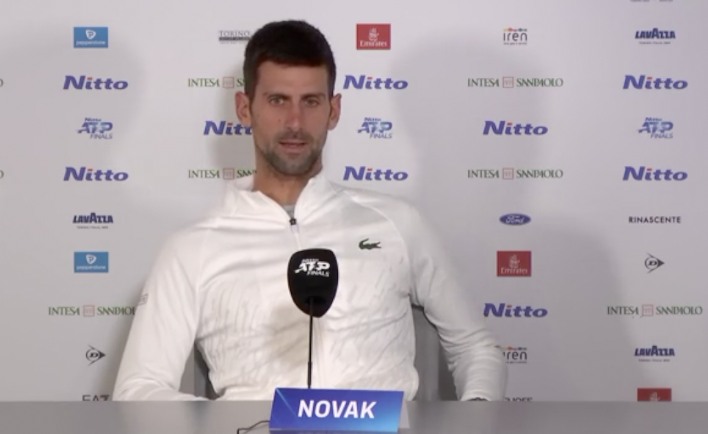 ATP Finals - Djokovic : 'Chaque euro gagné, avec la sueur et les larmes'