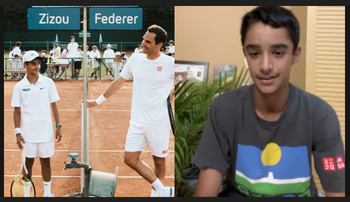 ITW - Zizou, 12 ans, nous racontait sa rencontre avec Roger Federer