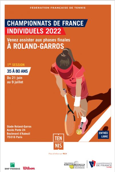 FFT - Les championnats de France individuels de retour à Roland ! 