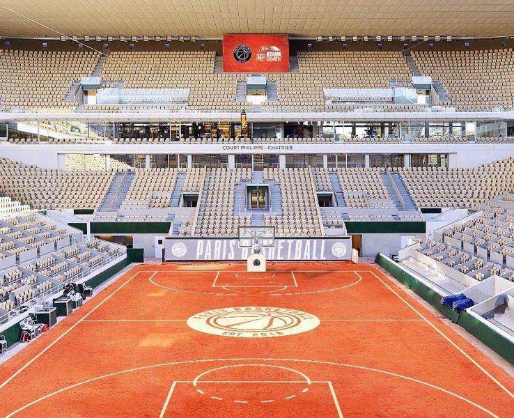 Roland-Garros - Le Philippe-Chatrier sera l'antre du basket en octobre