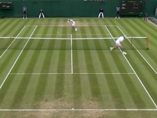 Wimbledon - Taylor Fritz a sans doute remporté LE point du tournoi !