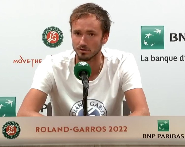 Roland-Garros - Daniil Medvedev : 'Je suis ravi d'être de retour !'