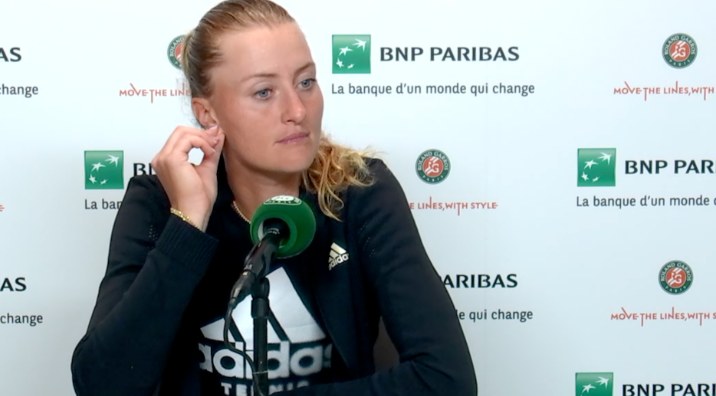 Roland-Garros - Kristina Mladenovic : 'C'est sur la bonne voie !'