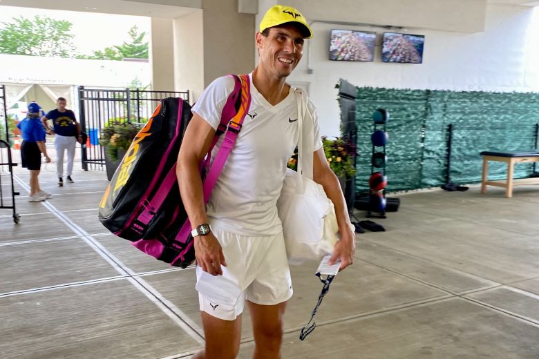 ATP - Cincinnati - Rafa Nadal et ses abdos : 'Pour l'instant, ça va'