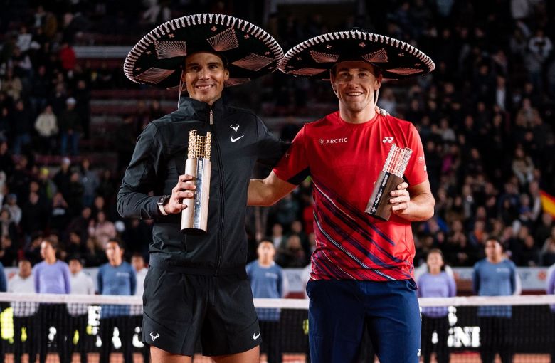 Utstilling – Rafa Nadal avsluttet sin vanvittige turné med stil i Mexico City… #Nadal #RafaNadal #Ruud #Mexico City #tennis