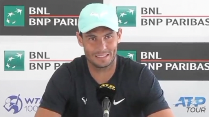 ATP - Rome  - Rafael Nadal : 'À un moment, la tête dira... ça suffit !'