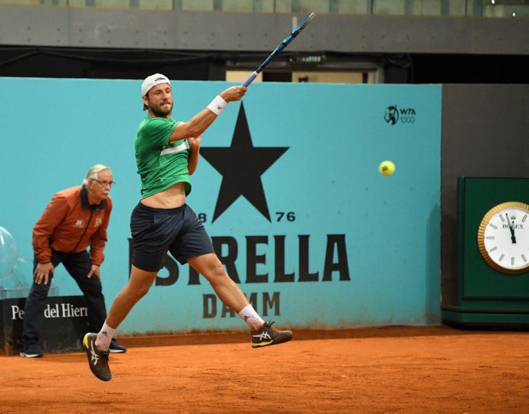 ATP - Madrid  - Lucas Pouille se présente transformé face à Tsitsipas