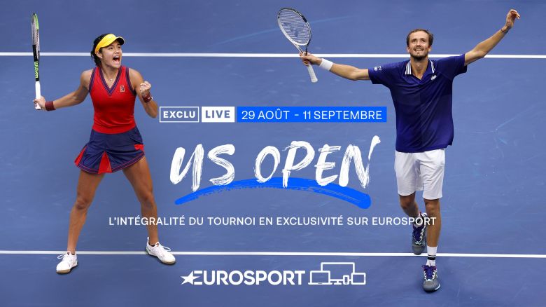 US Open - Dès le 29 août, l'US Open 2022 est à suivre sur Eurosport