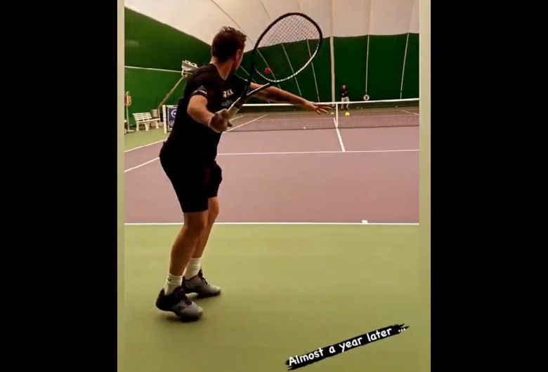 Stan Wawrinka est (enfin) de retour sur les courts de tennis !