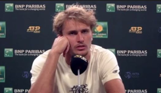ATP - Indian Wells - Zverev : 'Je veux rentrer, juste être chez moi'